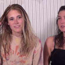 Anglefan: Ava and Molly green slimed