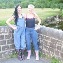 DungeonMasterOne: Wet Denim at the Stone Bridge with Susie and Honeysuckle