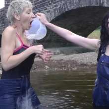 DungeonMasterOne: Wet Denim at the Stone Bridge with Susie and Honeysuckle