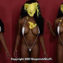 SlapstickStuff: Fans of Black Models: Candi Returns in Her Sexiest Skimpiest Scene Ever!