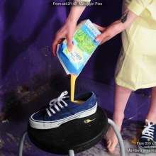 DungeonMasterOne: Maude the Shopgirl gets totally plastered in custard and syrup!