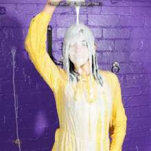 DungeonMasterOne: Maude the Shopgirl gets totally plastered in custard and syrup!
