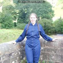 DungeonMasterOne: Purity takes a fully-clothed bath in the river!