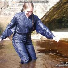 DungeonMasterOne: Purity takes a fully-clothed bath in the river!