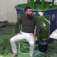 WamtasticUK: 3 Guys in White Skinnies Gunge Dunk and Pies