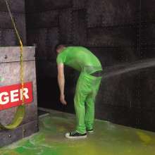 WamtasticUK: Andy and Dan White Jeans V Nike Trackies in Gunge Vat