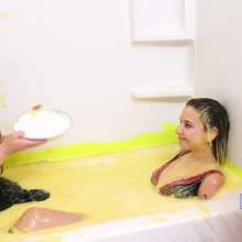 Darla DeVour: Ariella's First Gunge Bath and Mess Factory Initiation