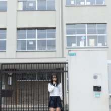 theone21: Japanese Girls soaking wet in the rain in their sailor uniforms!