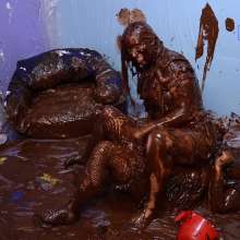 Darla DeVour: Darla and Doomstress Cum at the Chocolate Ball