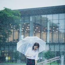 theone21: Japanese Girls soaking wet in the rain in their sailor uniforms!