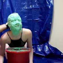 Slimed Models: Ginger Head Dunked in Slime
