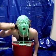 Slimed Models: Ginger Head Dunked in Slime