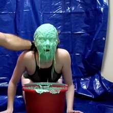 Slimed Models: Ginger Head Dunked in Slime