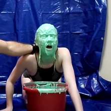 Slimed Models: Ginger Head Dunked in Slime