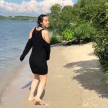 Wet_look_elena: Girls Swim in Dresses