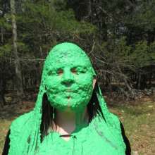 JD and Messy Andi: Messy Andi's 1st Green Sliming!