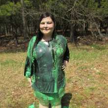 JD and Messy Andi: Messy Andi's 1st Green Sliming!