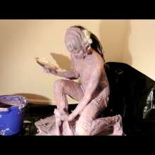 RevSlymsford: Kaydens Plays With Purple Gunge And Pies