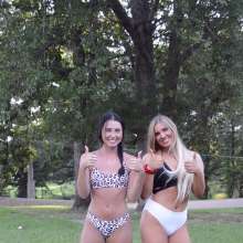 FunFilled Photography: Mallory and Natalie Get Wet and Messy with Condiments!