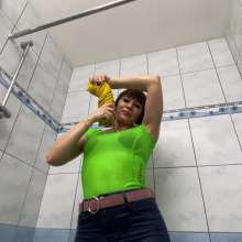 Wet Live Team: Natalie and Her First Wet Jeans!  Wetlook Entertainment