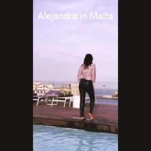Aqua: Pool Break in Malta in Jeans and Blouse