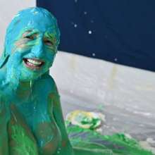ArchNemesis: Busty Blonde Quinn Waters--Latex Messy Sex