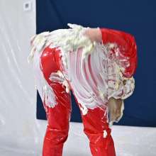 ArchNemesis: Busty Blonde Quinn Waters--Latex Messy Sex