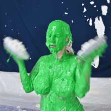 ArchNemesis: Busty Blonde Quinn Waters--Latex Messy Sex
