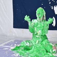ArchNemesis: Busty Blonde Quinn Waters--Latex Messy Sex