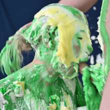 ArchNemesis: Busty Blonde Quinn Waters--Latex Messy Sex