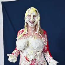 ArchNemesis: Busty Blonde Quinn Waters--Latex Messy Sex