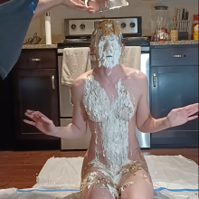 Slimed Models: New Video: Chi Chi Nasty Pied and Slimed Naked