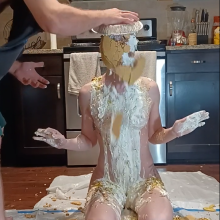 Slimed Models: New Video: Chi Chi Nasty Pied and Slimed Naked