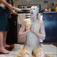 Slimed Models: New Video: Chi Chi Nasty Pied and Slimed Naked