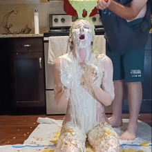 Slimed Models: New Video: Chi Chi Nasty Pied and Slimed Naked
