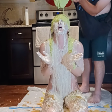 Slimed Models: New Video: Chi Chi Nasty Pied and Slimed Naked