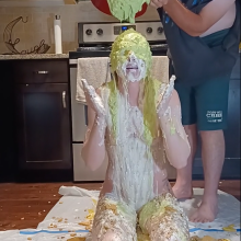 Slimed Models: New Video: Chi Chi Nasty Pied and Slimed Naked
