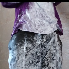MessyCDresser: Foam and Gel Office Attire Messy Session