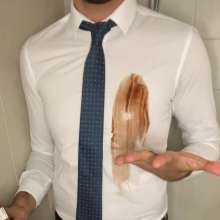 derekwam: Shirt and Tie Messy with Chocolate