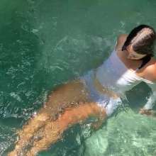WetPlace: Stunning Anny Enjoying In Pool In White Clothes