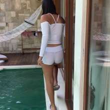 WetPlace: Stunning Anny Enjoying In Pool In White Clothes