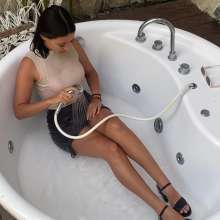 WetPlace: Stunning Anny Shower In Skirt In Jacuzzi