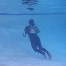 DMarieAllWet: Swimming in Levi's, Michigan State Long Sleeve Tee, and Hat!