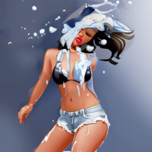 wammypinupart: weekend wam art (pinup cartoons)