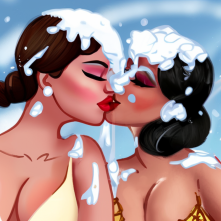 wammypinupart: flirty, dirty and dessert-y (pinup cartoons)