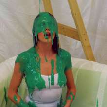 HotWamHD: Brand new scene:  Antonia's Gunge Yoga Try-on