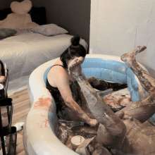 MissNoire - EffToy: Mistress Catches Sissy and Joins In For Horny Messy Fun