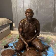 MissNoire - EffToy: Messy Sissy Anal Training in Chocolate Batter
