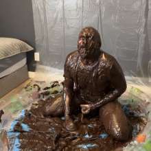 MissNoire - EffToy: Messy Sissy Anal Training in Chocolate Batter