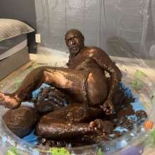 MissNoire - EffToy: Messy Sissy Anal Training in Chocolate Batter